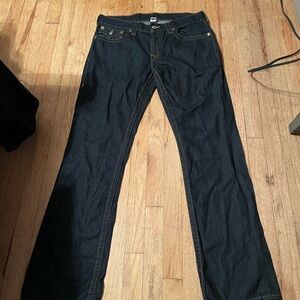 True Religion Men's Dark Blue Jeans